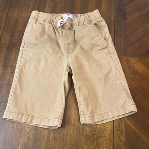 Old navy boys shorts size L 10-12 tan elastic waist